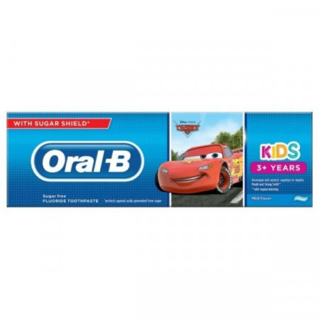 Oral B Cars Pasta de Dinti pentru Copii 3+ Ani 75ml