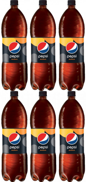 Pepsi Mango Bautura Racoritoare Carbogazoasa cu Gust de Mango 6 buc x 2L