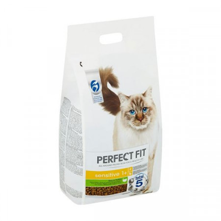 Perfect Fit Hrana Uscata pentru Pisici Sensitive 1+ Bogata in Curcan 7kg