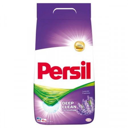 Persil Detergent de Rufe Pudra Automat Active Clean Lavender Freshness pentru 60 Spalari 6kg