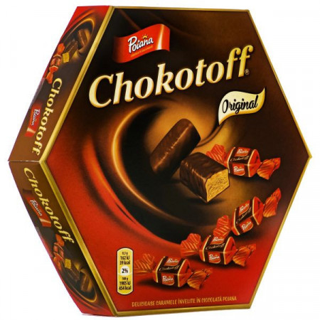 Poiana Chokotoff Caramele invelite in Ciocolata 238g