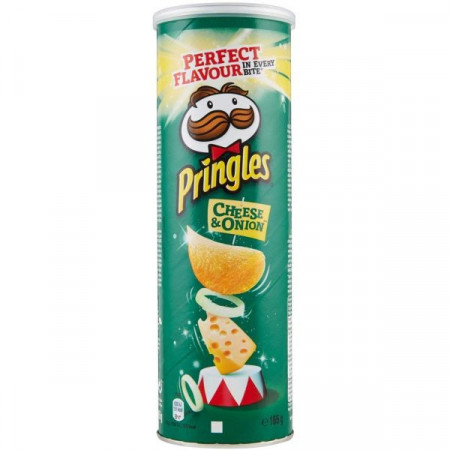 Pringles Snack cu Gust de Branza si Ceapa 165g