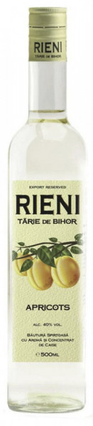 Rieni Tarie de Bihor cu Aroma de Caise 40% Alcool 500ml