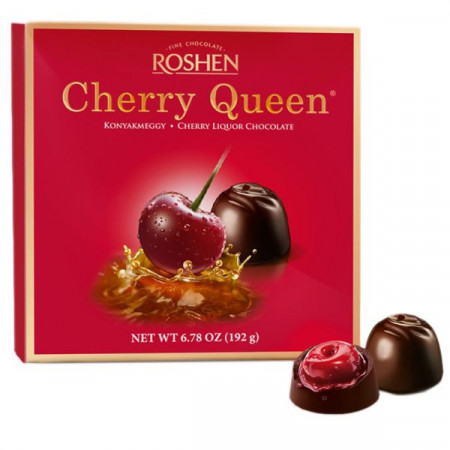Roshen Praline din Ciocolata cu Visine 192g