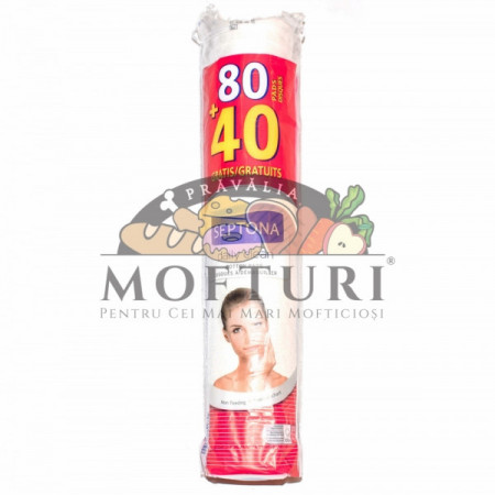 Septona Daily Clean Dischete Demachiante din Bumbac 80+40 buc