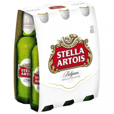Stella Artois Bere Blonda Superioara 6 x 330ml