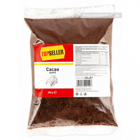 TopSeller Cacao Pudra cu continut Redus de Grasime 250g