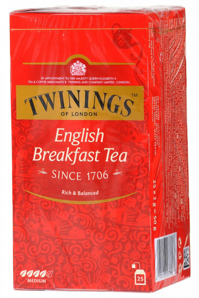 Twinings Ceai Negru English Breakfast 25plicuri x 2g