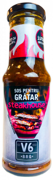 V6Bbq Sos pentru Gratar Steakhouse 200ml