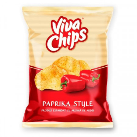 Viva Chips Produs Expandat cu Aroma de Ardei 100g