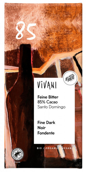 Vivani Ciocolata Amaruie Eco cu 85% Cacao 100g