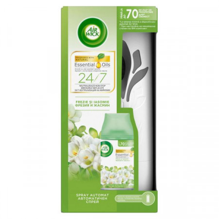 Air Wick Aparat si Spray Automat Frezie si Iasomie 250ml