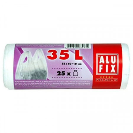 Alufix Premium Saci Menajeri cu Maner 35L 25bucati