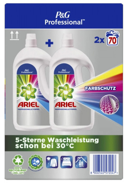 Ariel Professional Colour Protect Detergent Lichid pentru Rufe 2 buc x 3.85L