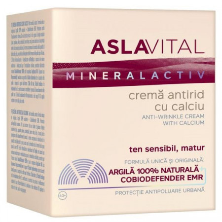 Aslavital Crema Antirid cu Calciu 50ml