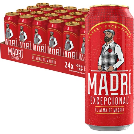 Bere blonda Madri Excepcional bax 0.5L x 24 doze