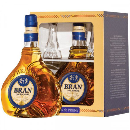 Bran Set Tuica de Prune 700ml + 2 Toiuri Goale