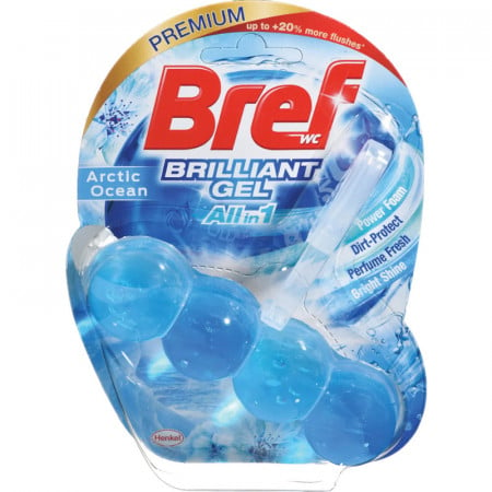 Bref Brilliant Gel All In 1 Odorizant Pentru Toaleta Arctic Ocean 42g