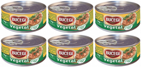 Bucegi Pasta Vegetala Tartinabila 6 buc x 120g