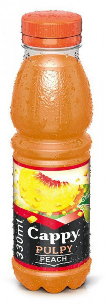 Cappy Pulpy Bautura Racoritoare Necarbogazoasa cu Suc de Piersici 330ML