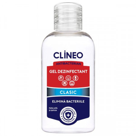 Clineo Gel Antibacterial Clasic pentru Maini 80ml