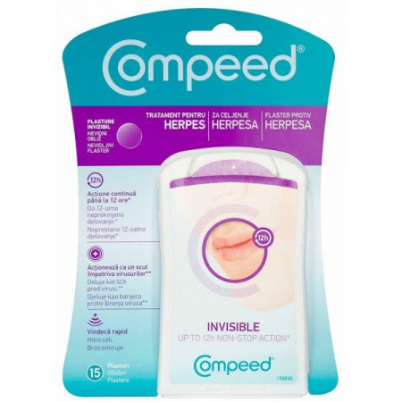 Compeed Plasturi Tratament pentru Herpes 15bucati