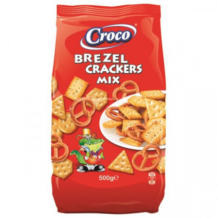 Croco Brezel Crackers Mix 500g