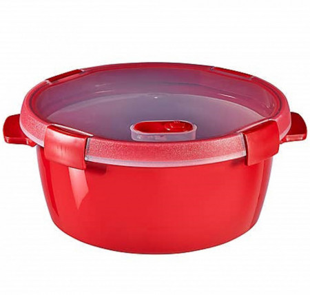 Curver Cutie Alimentara Rotunda din Plastic pentru Cuptor 22x9.6x22cm 1.6L