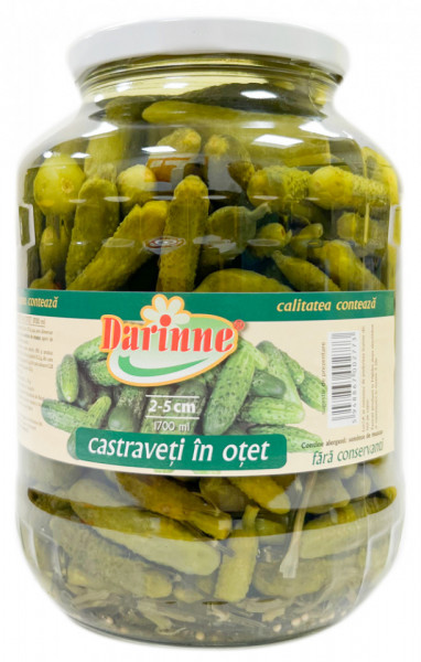 Darinne Castraveti In Otet 2-5cm 1640g