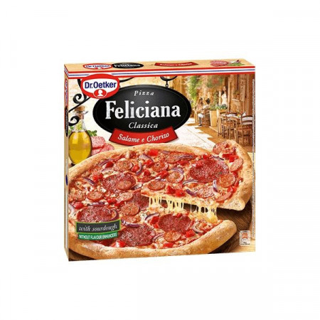 Dr.Oetker Pizza Feliciana cu Salam si Sunca Chorizo 320g