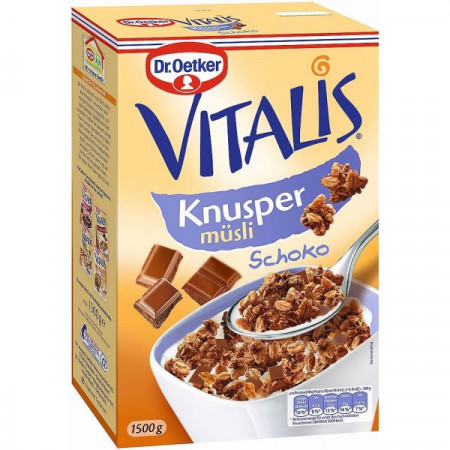 Dr.Oetker Vitalis Musli Crocant cu Ciocolata 1.5Kg