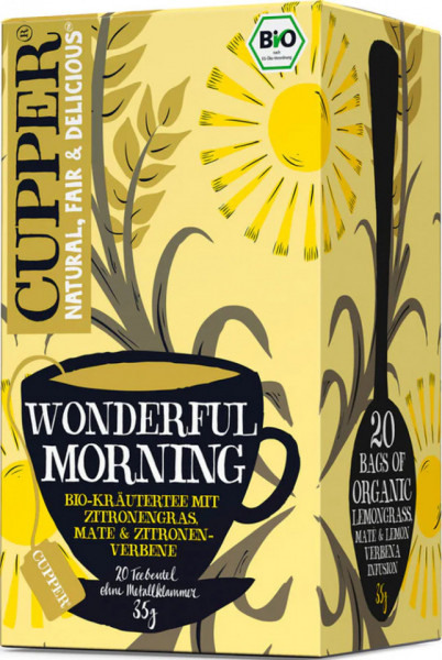 Eco Cupper Ceai Ecologic Wonderful Morning - Dimineti Minunate 20 plicuri x 2g