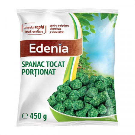 Edenia Spanac Tocat Portionat 1kg