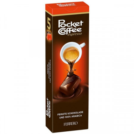 Ferrero Pocket Praline cu Ciocolata cu Cafea Lichida 62.5g