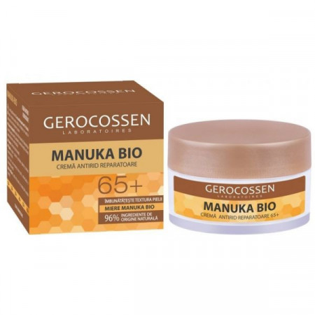 Gerocossen Manuka Bio Crema Antirid Reparatoare 65+ 50ml