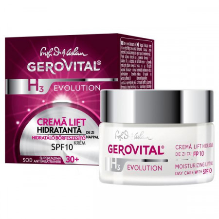 Gerovital H3 Evolution Crema Lift Hidratanta de Zi SPF10 50ml