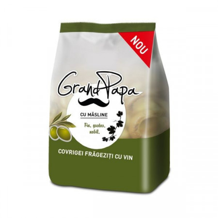Grand Papa Covrigei Frageziti cu Vin Alb si Masline 200g