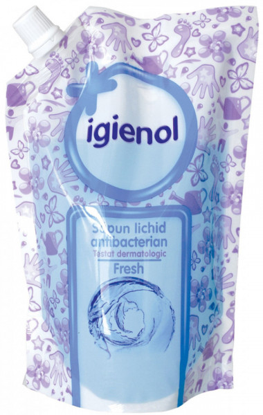 Igienol Rezerva Sapun Lichid Antibacterian Fresh 500ml