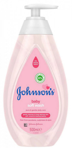 Johnson's Baby Soft Lotiune de Spalare pentru Bebelusi 500ml