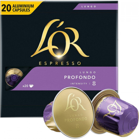 L'or Espresso Profondo Capsule de Aluminiu Compatibile Nespresso 20 capsule 104g
