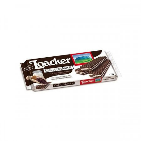 Loacker Napolitana cu Crema de Cacao si Lapte 90g
