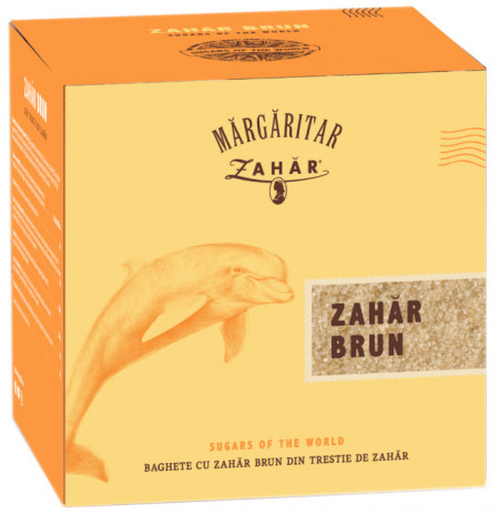 Margaritar Baghete cu Zahar Brun din Trestie de Zahar 200bucati 1Kg
