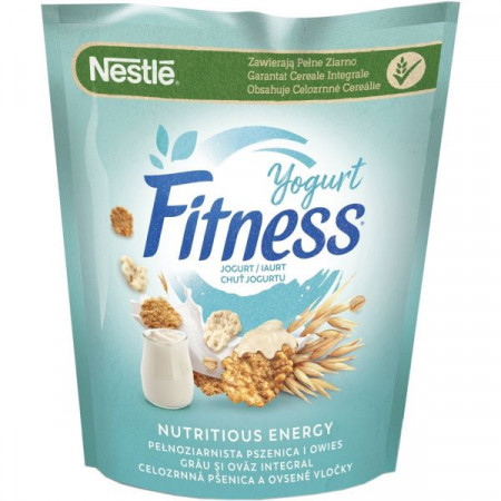 Nestle Fitness Cereale Integrale de Grau si Ovaz cu Iaurt 425g