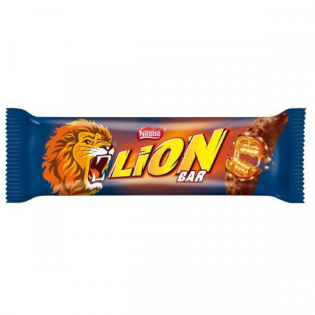 Nestle Lion Baton de Ciocolata cu Interior de Caramel 42g