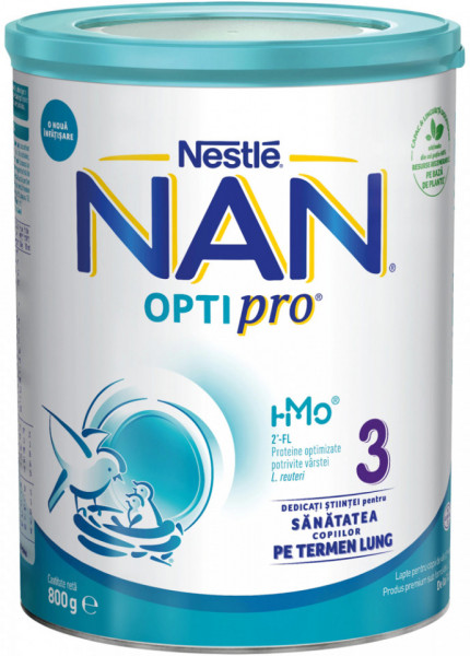 Nestle Nan OptI Pro 3 Lapte Praf 12+ luni 800g
