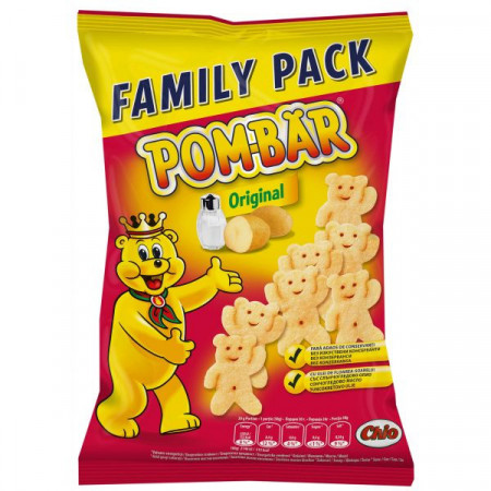 Pom-Bar Snack in forma de Ursuleti cu Sare 6bucati x 20g