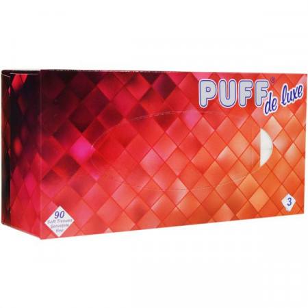 Puff de Luxe Servetele Fine 3 Straturi 90bucati