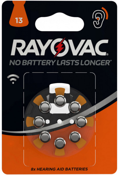 Rayovac Baterii pentru Proteze Auditive 13 PR48 8buc