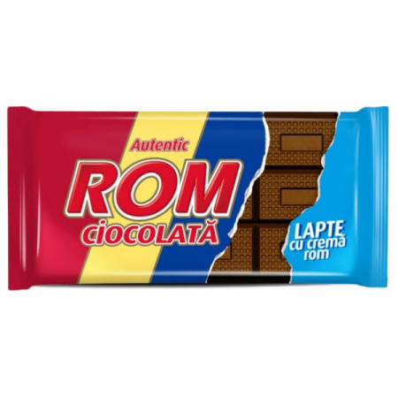Rom Ciocolata cu Lapte si Crema de Rom 88g