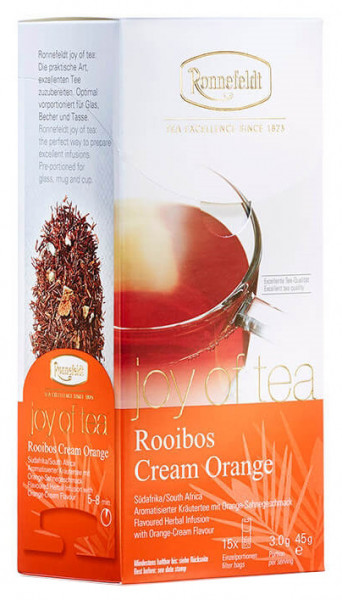 Ronnefeldt Joy of Tea Ceai cu Roiboos si Portocale 15plicuri